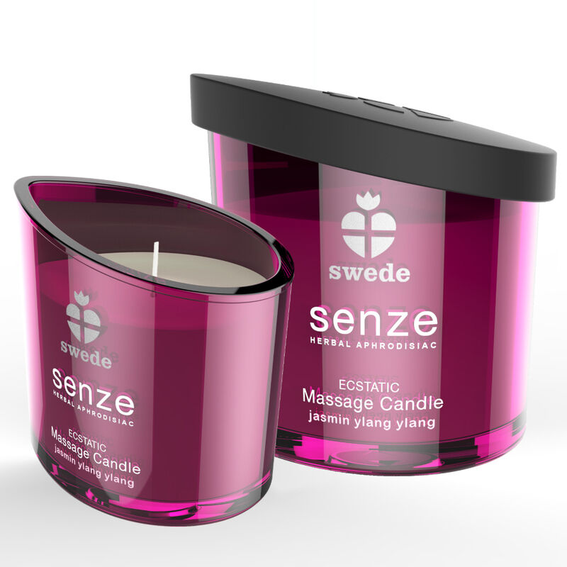SENZE ECSTATIC MASSAGE CANDLE JASMINE, YLANG YLANG