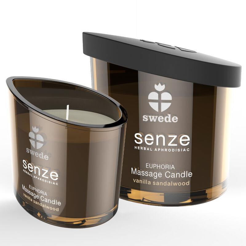 SENZE EUPHORIA MASSAGE CANDLE VANILLA, SANDALWOOD