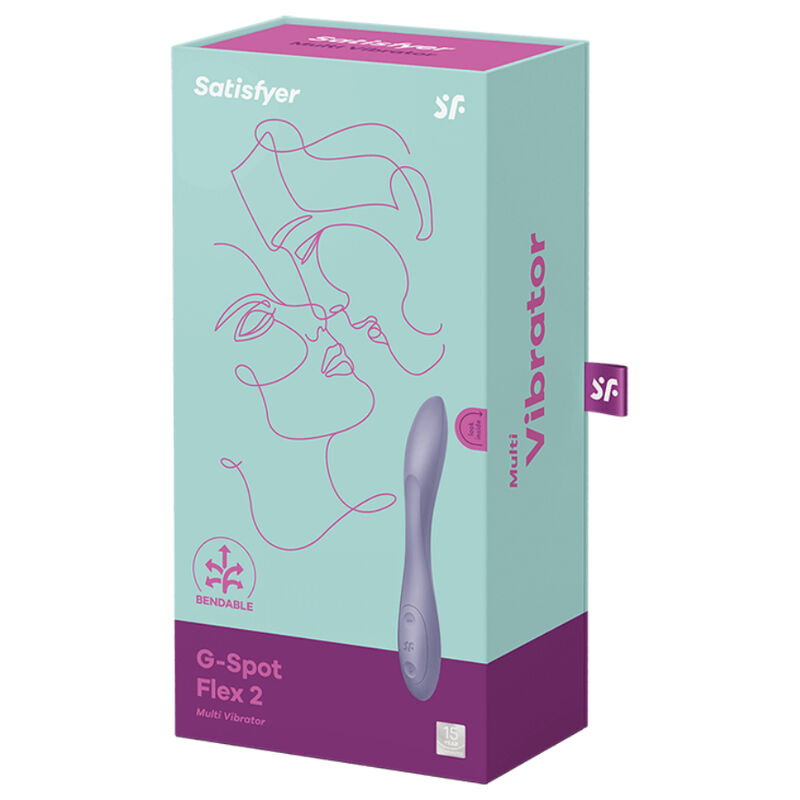 G-SPOT FLEX 2 MULTI VIBRATOR PURPLE - Image 4