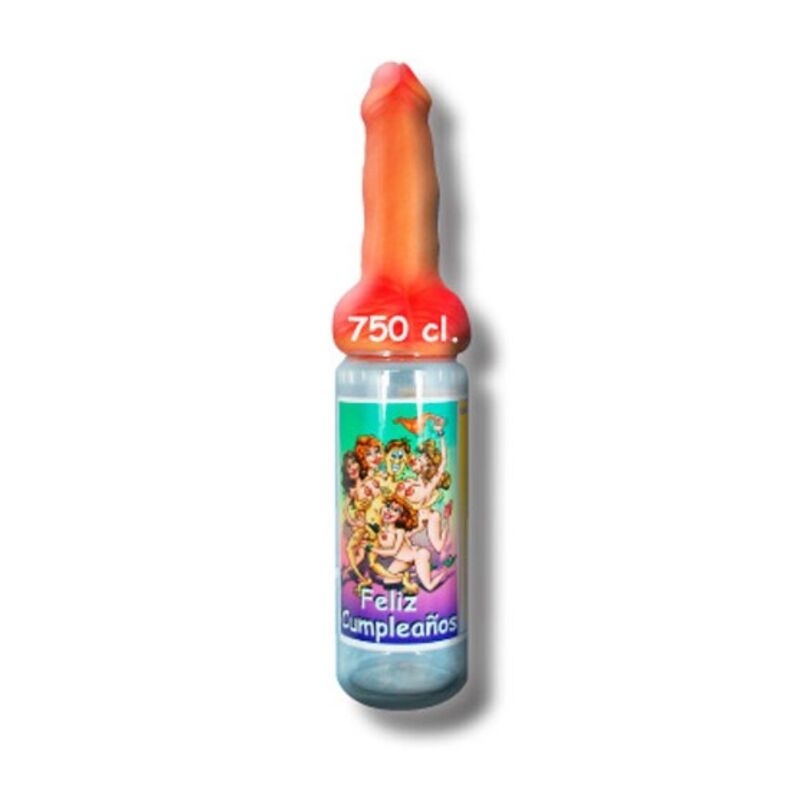 PENIS FEEDING BOTTLE BIRTHDAY FLESH 750 ML