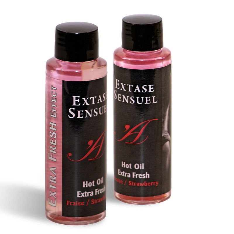 MASSAGE OIL WITH EXTRA FRESH STRAWBERRY EFFECT 100 ML