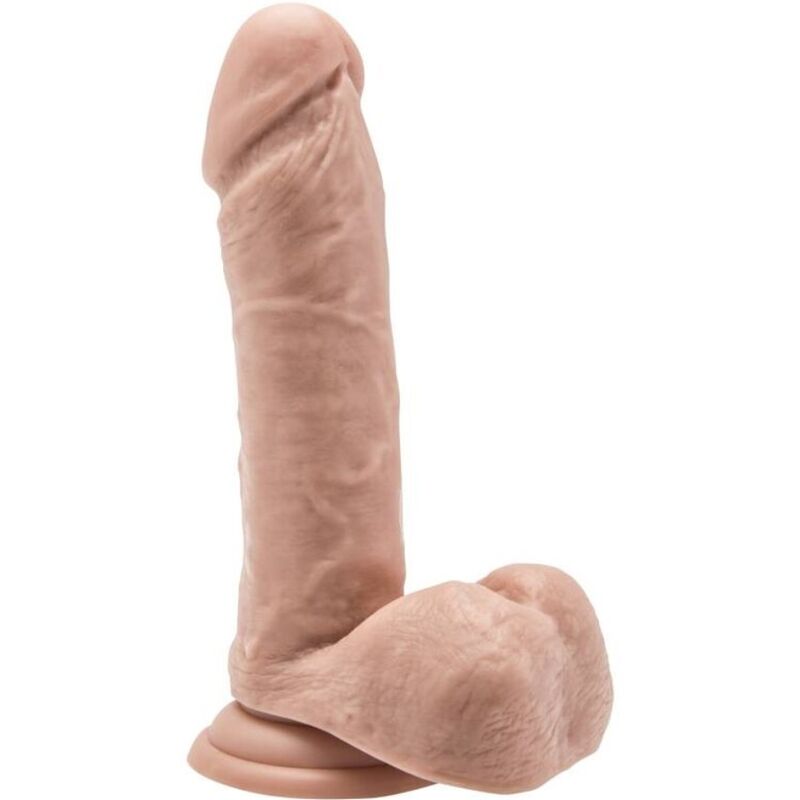 DILDO 18 CM WITH BALLS SKIN