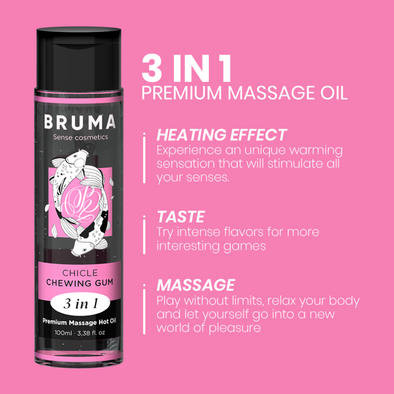 PREMIUM MASSAGE HOT OIL CHEWING GUM 3 IN 1 100 ML - Image 4