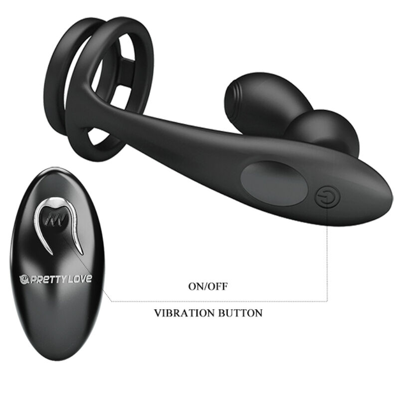 MARSHALL PENIS RING WITH VIBRATORY ANAL PLUG WITH REMOTE CONTROL - Image 5