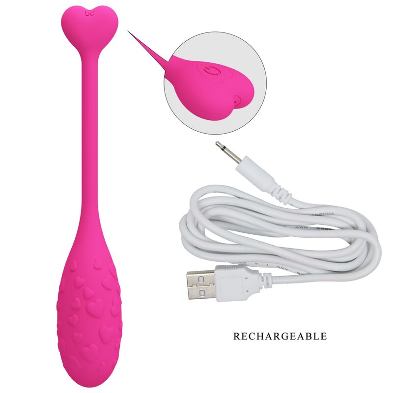 APP CONTROLLED PINK FISHER VIBRATING EGG - Image 5