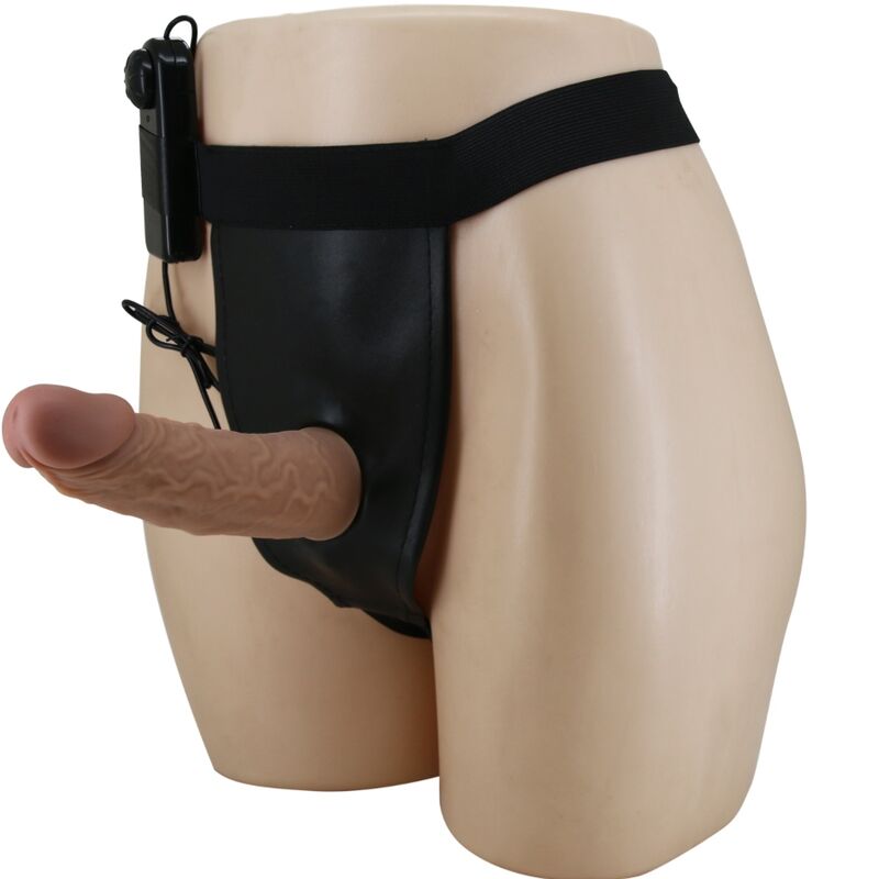 HARNESS BRIEFS WITH VIBRATION DILDO INCLUDED