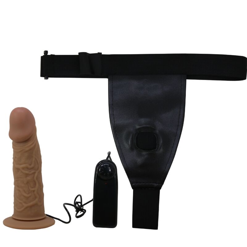 HARNESS BRIEFS WITH VIBRATION DILDO INCLUDED - Image 5