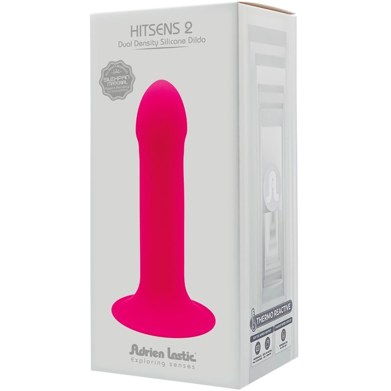 HITSENS 2 SILICONE DILDO PINK - Image 4