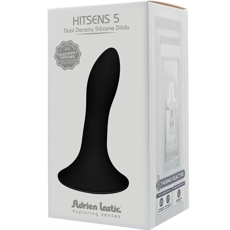 HITSENS 5 SILICONE DILDO BLACK - Image 4