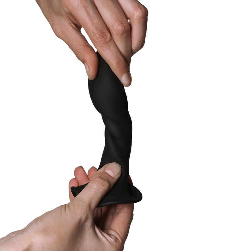 HITSENS 5 SILICONE DILDO BLACK - Image 2