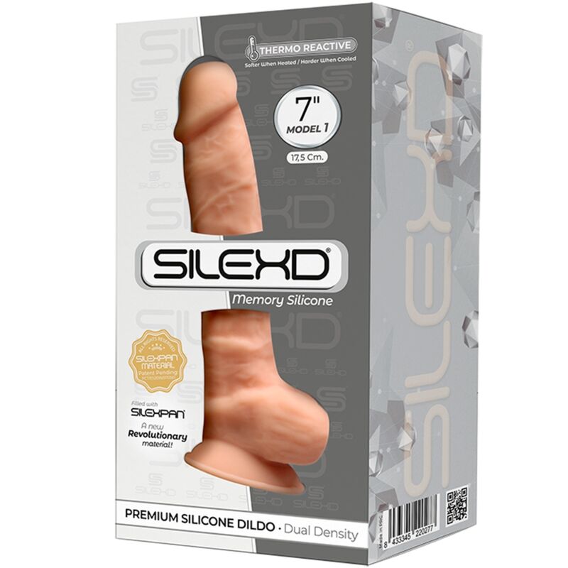 MODEL 1 REALISTIC PENIS PREMIUM SILEXPAN SILICONE 17.5 CM - Image 3