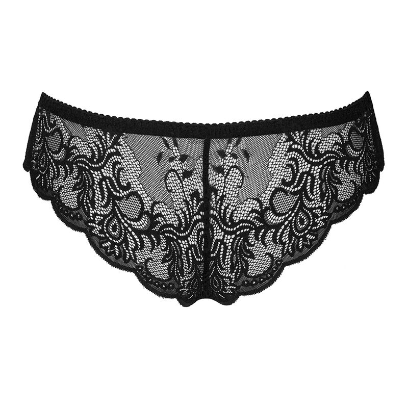 LOVE STORY LC 90679 PANTY CROTCHLESS BLACK L/XL - Image 3