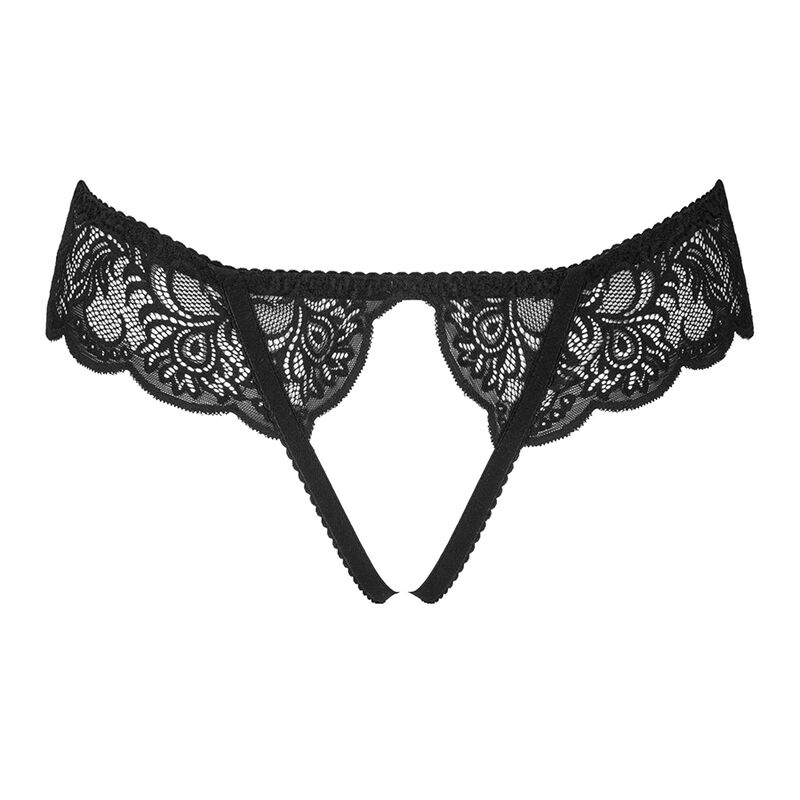 LOVE STORY LC 90679 PANTY CROTCHLESS BLACK L/XL - Image 4