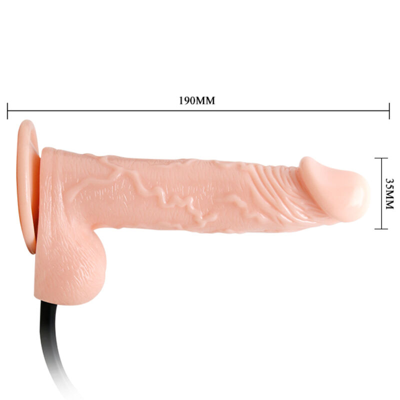 REALISTIC INFLATABLE DILDO WITH SUCTION CUP 15 CM - Image 3