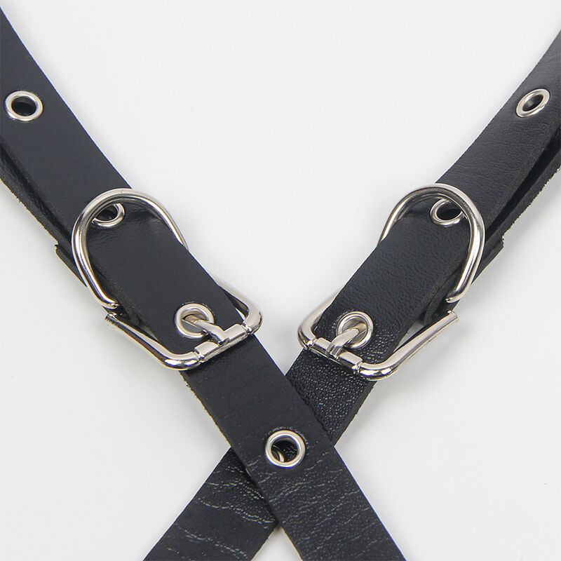 HARNESS WITH STRAPS AND CHAINDETAILS ONE SIZE - Image 4