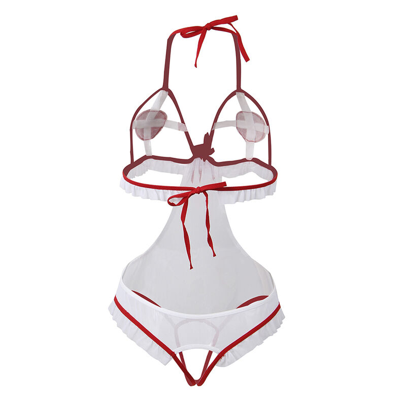 SEXY CROTCHLESS NURSE COSTUME S/M - Image 5