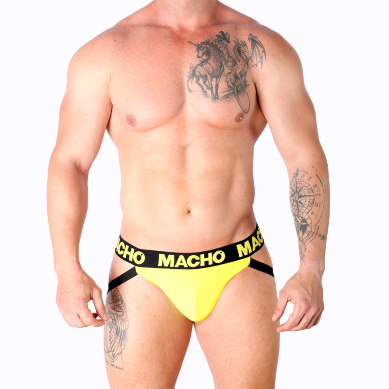 MX25A JOCK LYCRA YELLOW L - Image 2