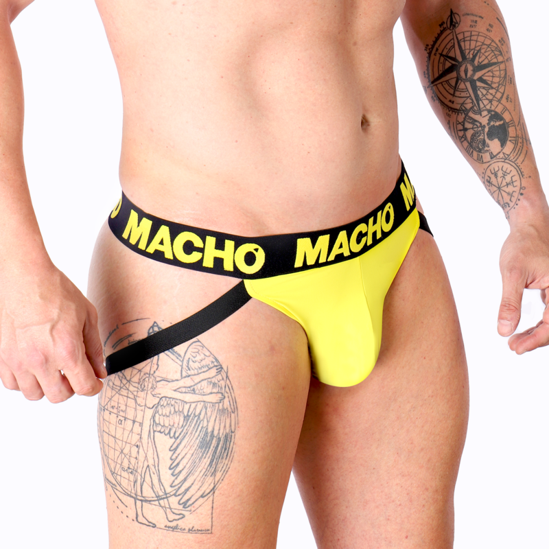 MX25A JOCK LYCRA YELLOW M - Image 2