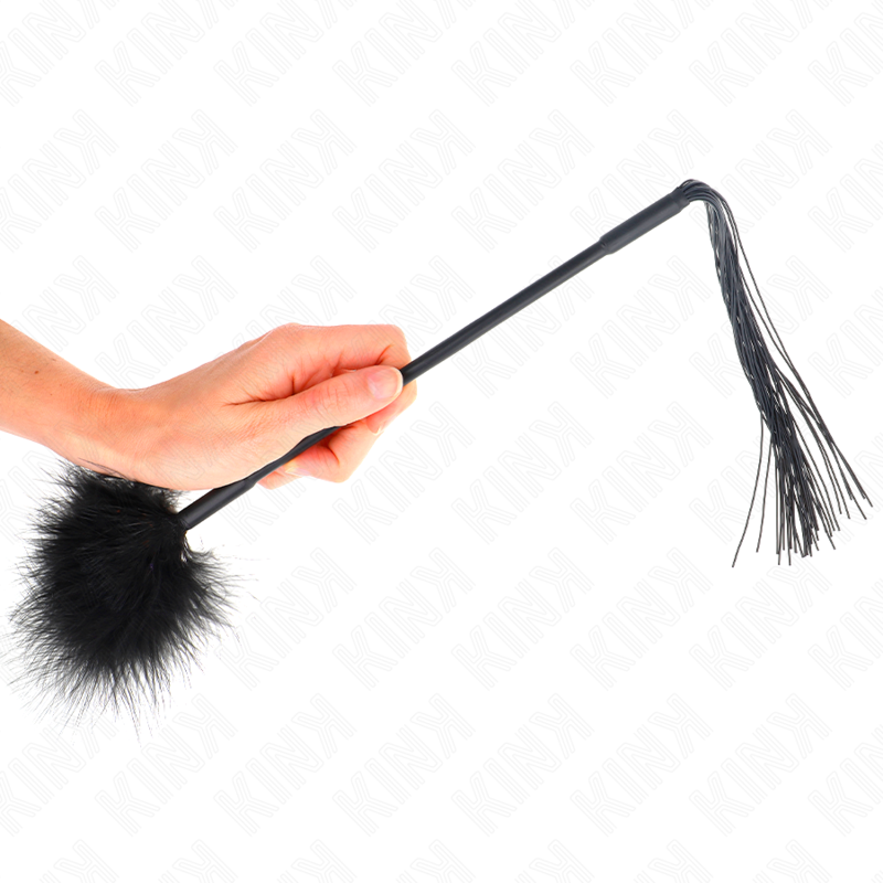 SILICONE WHIP WITH FEATHERS FOR TICKLE 47 CM - Image 5
