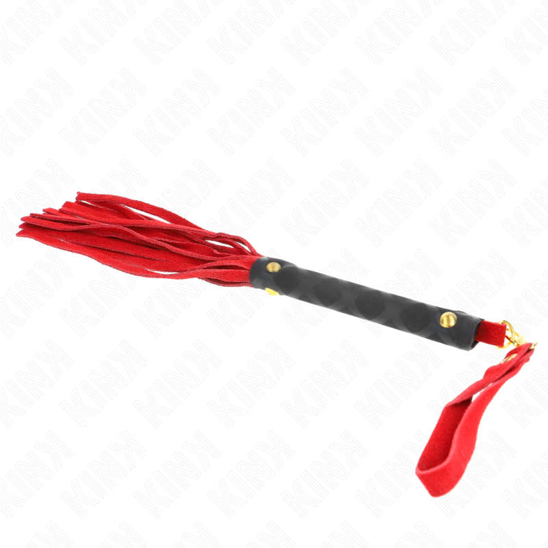 RED SUEDE MINI WHIP 30 CM - Image 5