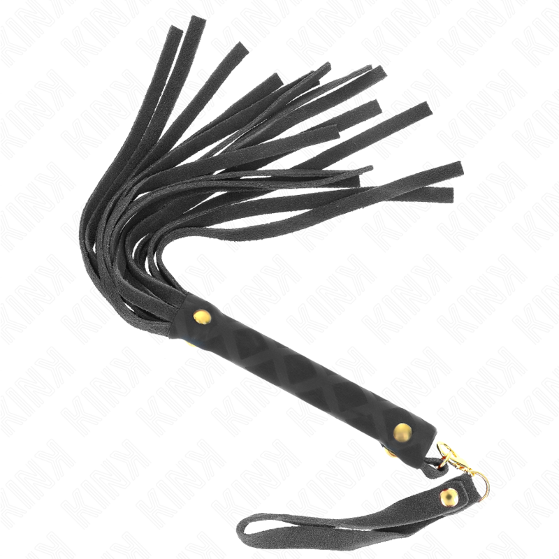 BLACK SUEDE MINI WHIP 30 CM