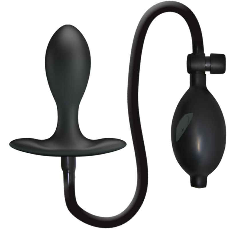 INFLATABLE ANAL PLUG BLACK