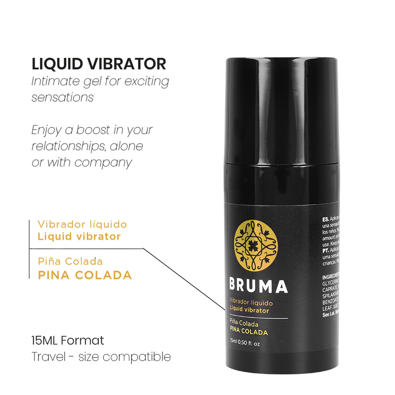 LIQUID VIBRATOR ULTRA SLIDING PINA COLADA 15 ML - Image 3