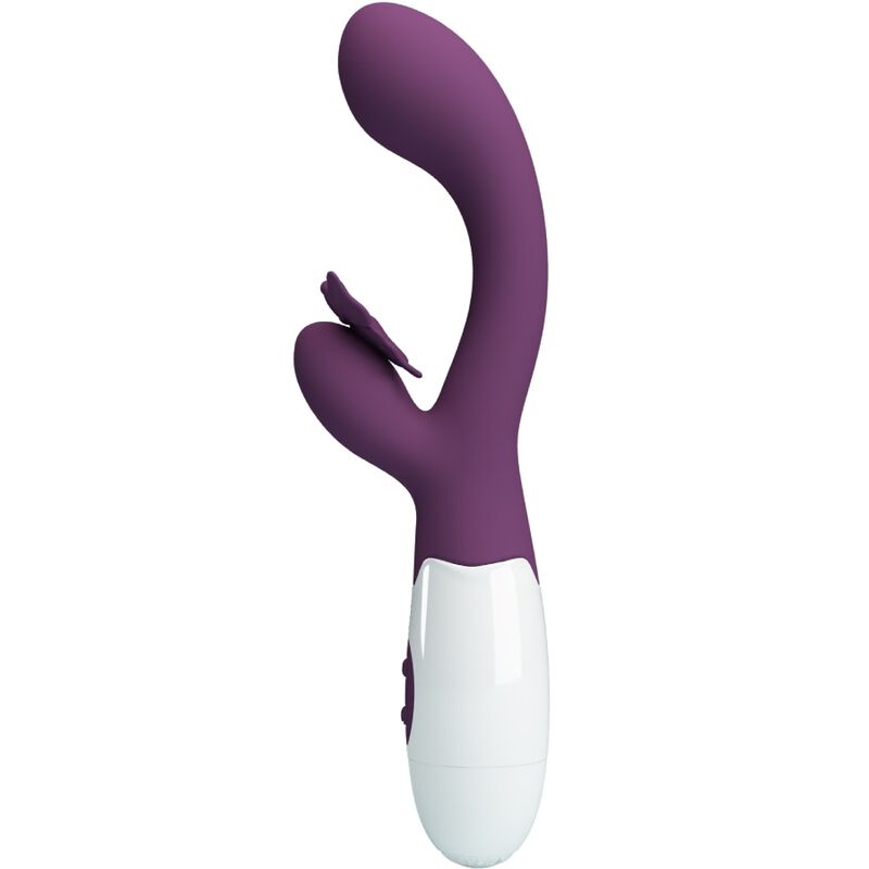 BUTTERFLY KISS RABBIT VIBRATOR & G-SPOT STIMULATOR PURPLE - Image 2