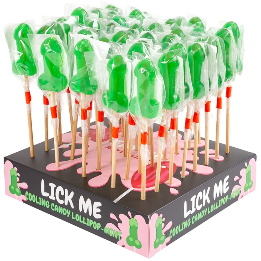 MINT CANDY PENIS LOLLIPOP DISPLAY WITH COLD EFFECT (40 UNITS) - Image 2