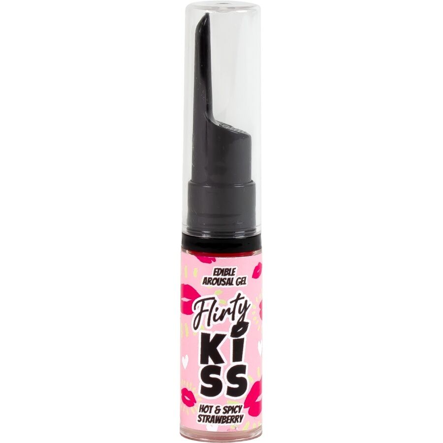 FLIRTY KISS GELS WITH ORAL SEX EFFECTS STRAWBERRY & MINT 2 x 8 GR - Image 2