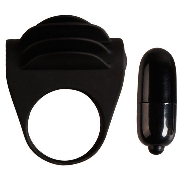 CHESTER BLACK VIBRATOR RING