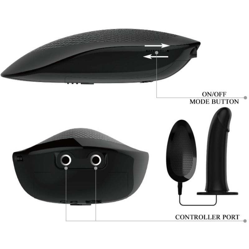 MARVIN STRAP ON WITH VIBRATION AND HOLLOW DILDO - Image 3