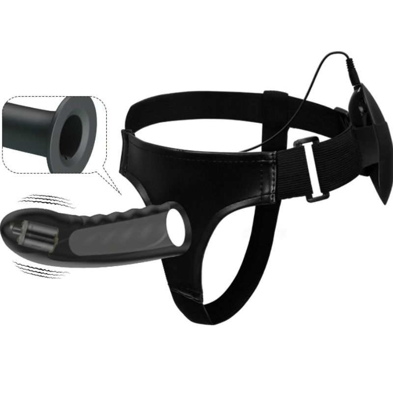 MARVIN STRAP ON WITH VIBRATION AND HOLLOW DILDO