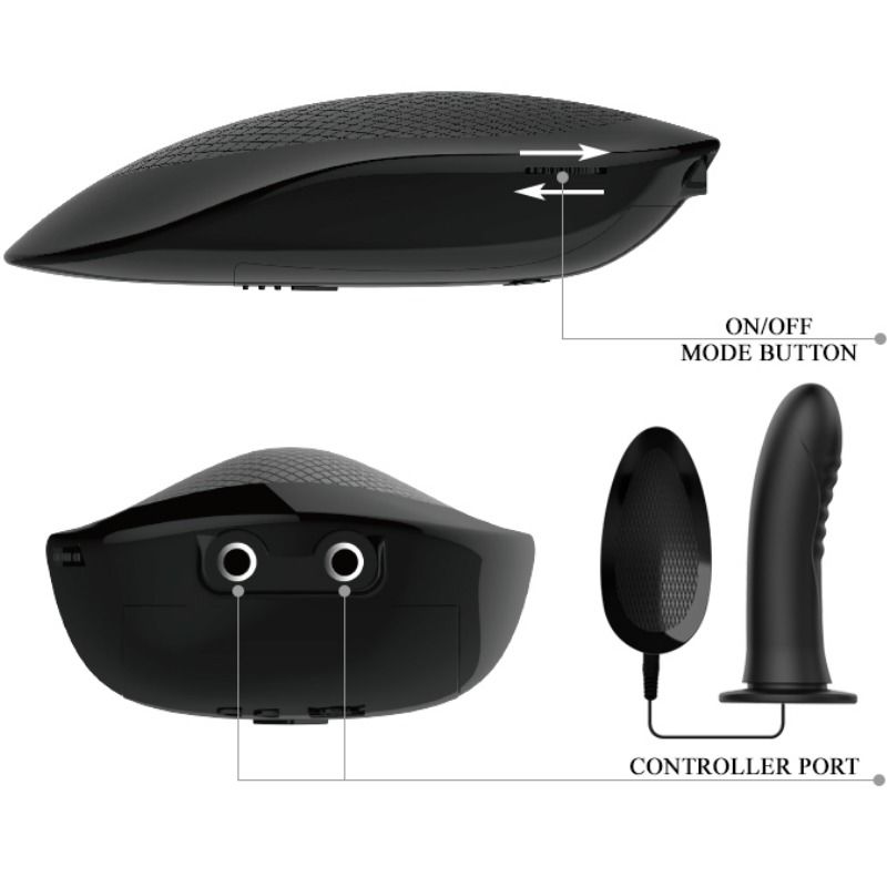 MYRON STRAP ON WITH VIBRATION AND HOLLOW DILDO - Image 4