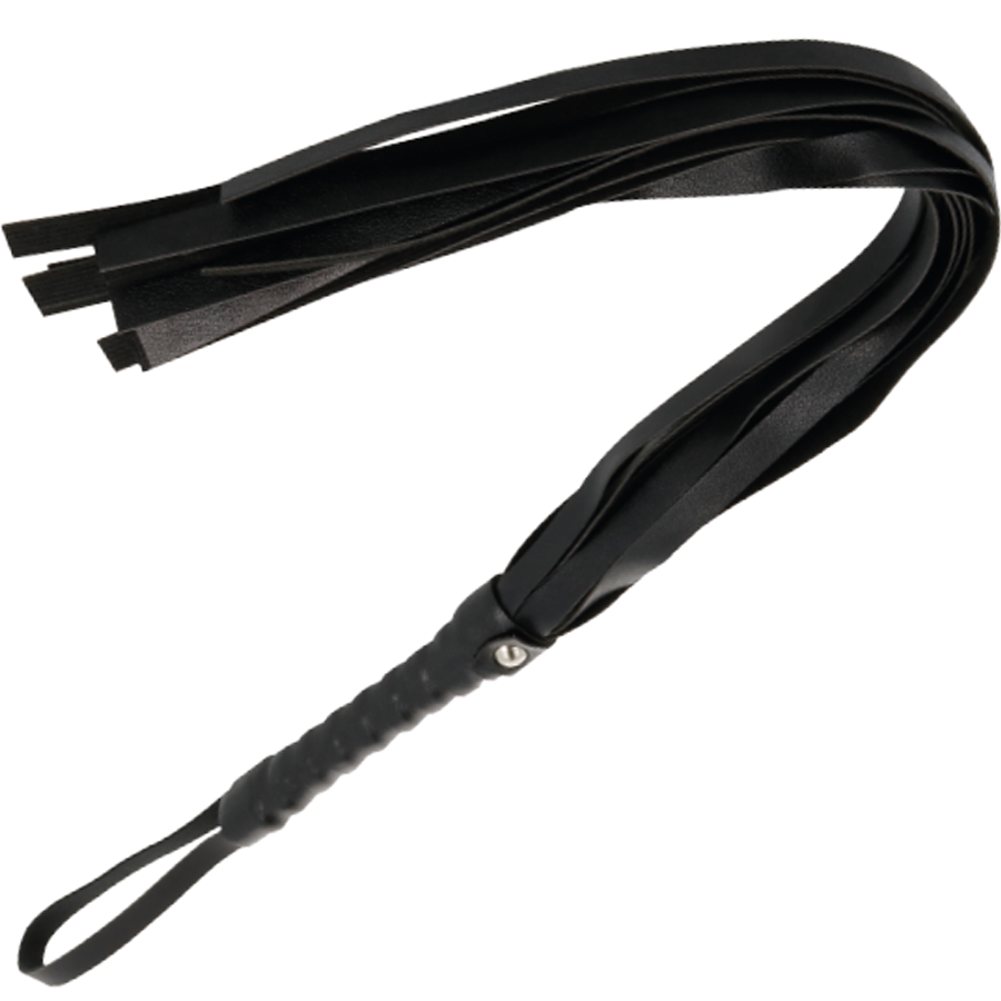BLACK BONDAGE WHIP 45 CM