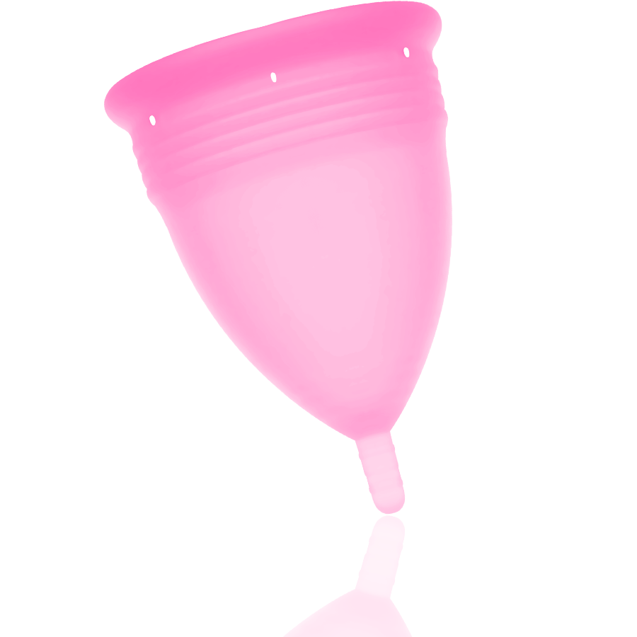 FDA SILICONE MENSTRUAL CUP PINK SIZE S - Image 2