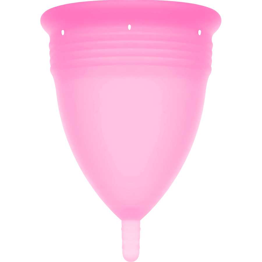 FDA SILICONE MENSTRUAL CUP PINK SIZE S - Image 3