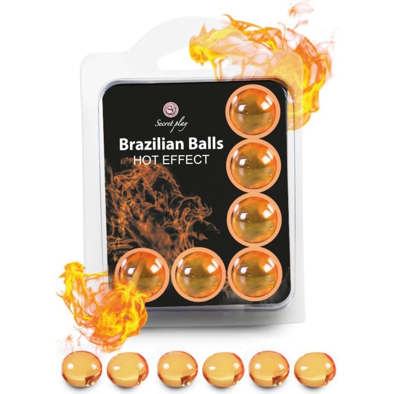 SET 6 BRAZILIAN BALLS HEAT EFFECT