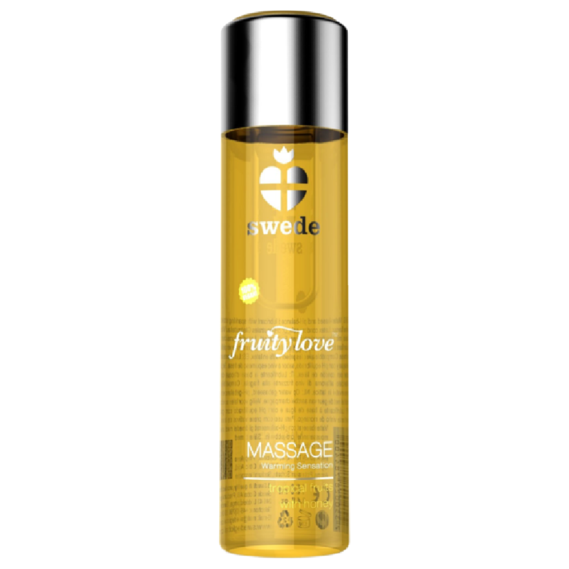 FRUITY LOVE WARMING EFFECT MASSAGE OIL TROPICAL FRUITY WITH HONEY 120 ML.