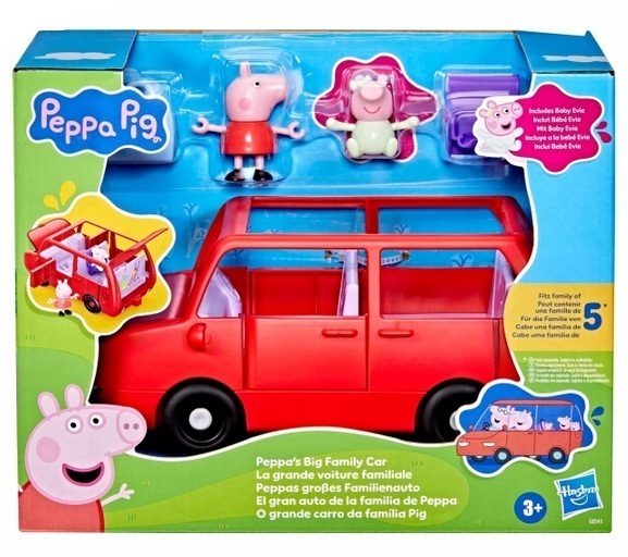 Pipsa Pig suur pereauto, mängukomplekt