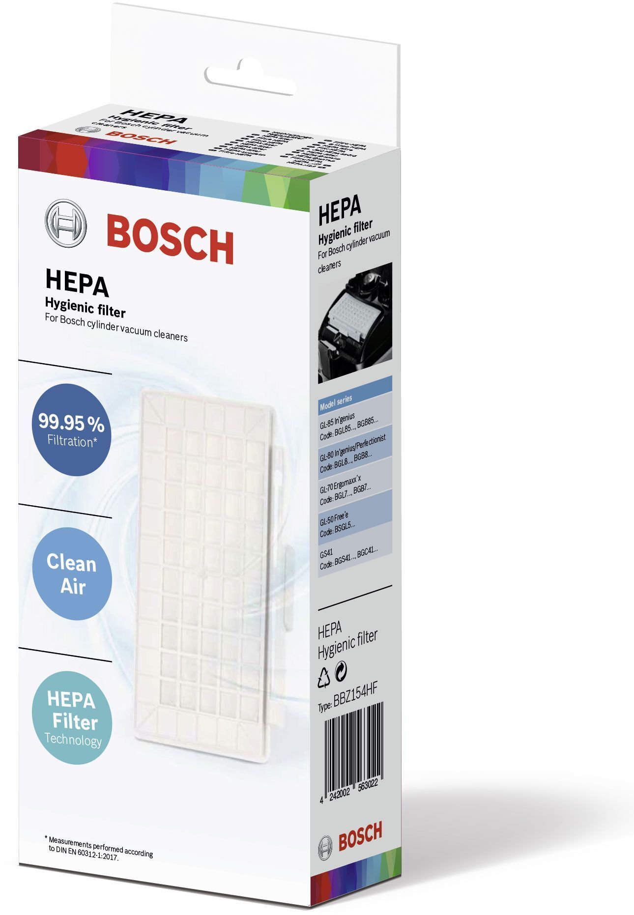Bosch BBZ154HF HEPA filter