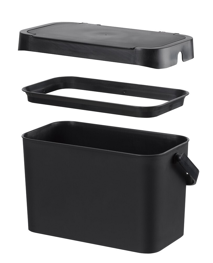 SmartStore Collect 5 l biojäätmete konteiner, must - Image 3