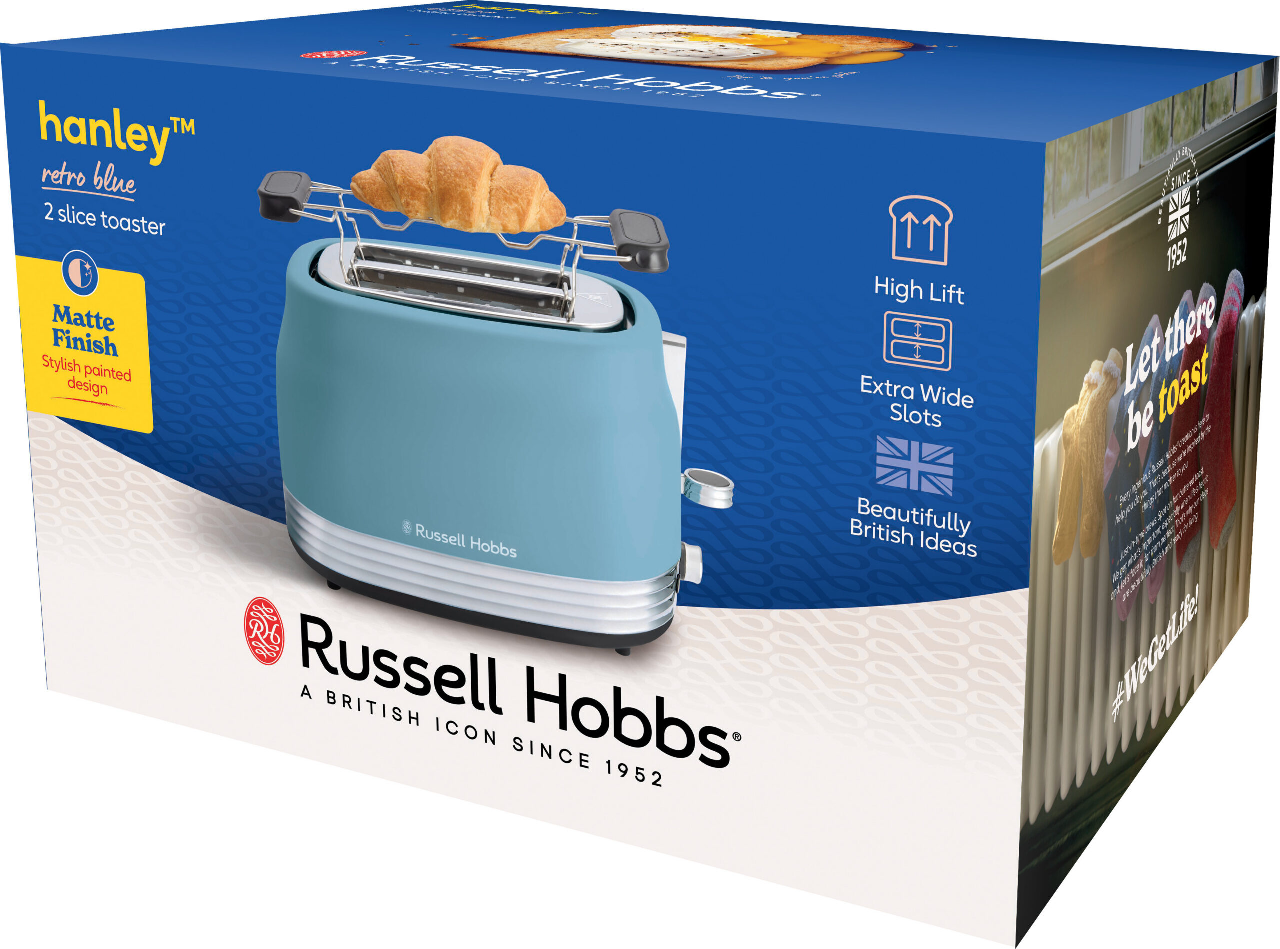 Russell Hobbs Hanley Retro Blue röster - Image 3