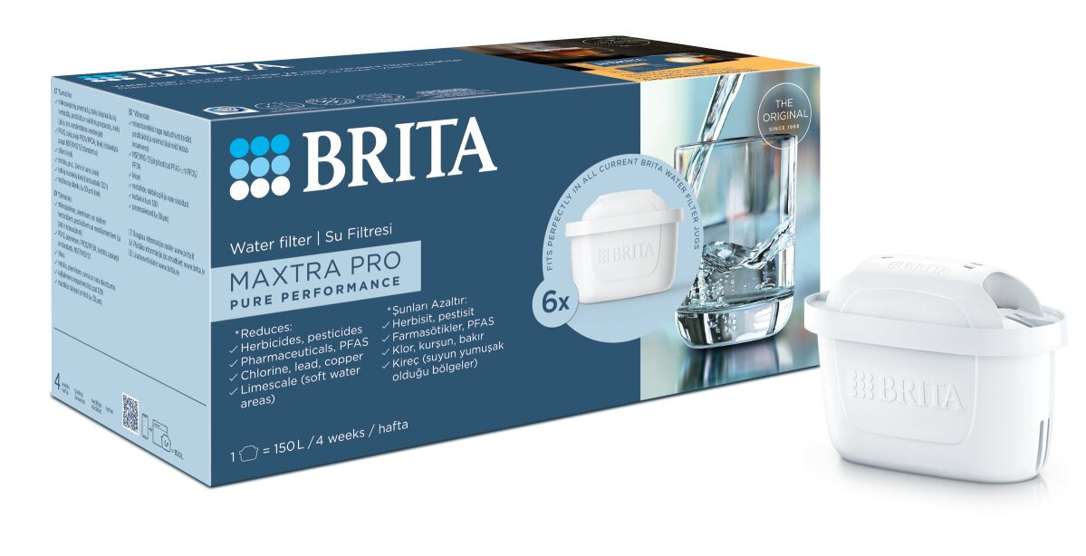 Brita Maxtra Pro Pure Performance katlakivieemaldusfilter, 6 tk