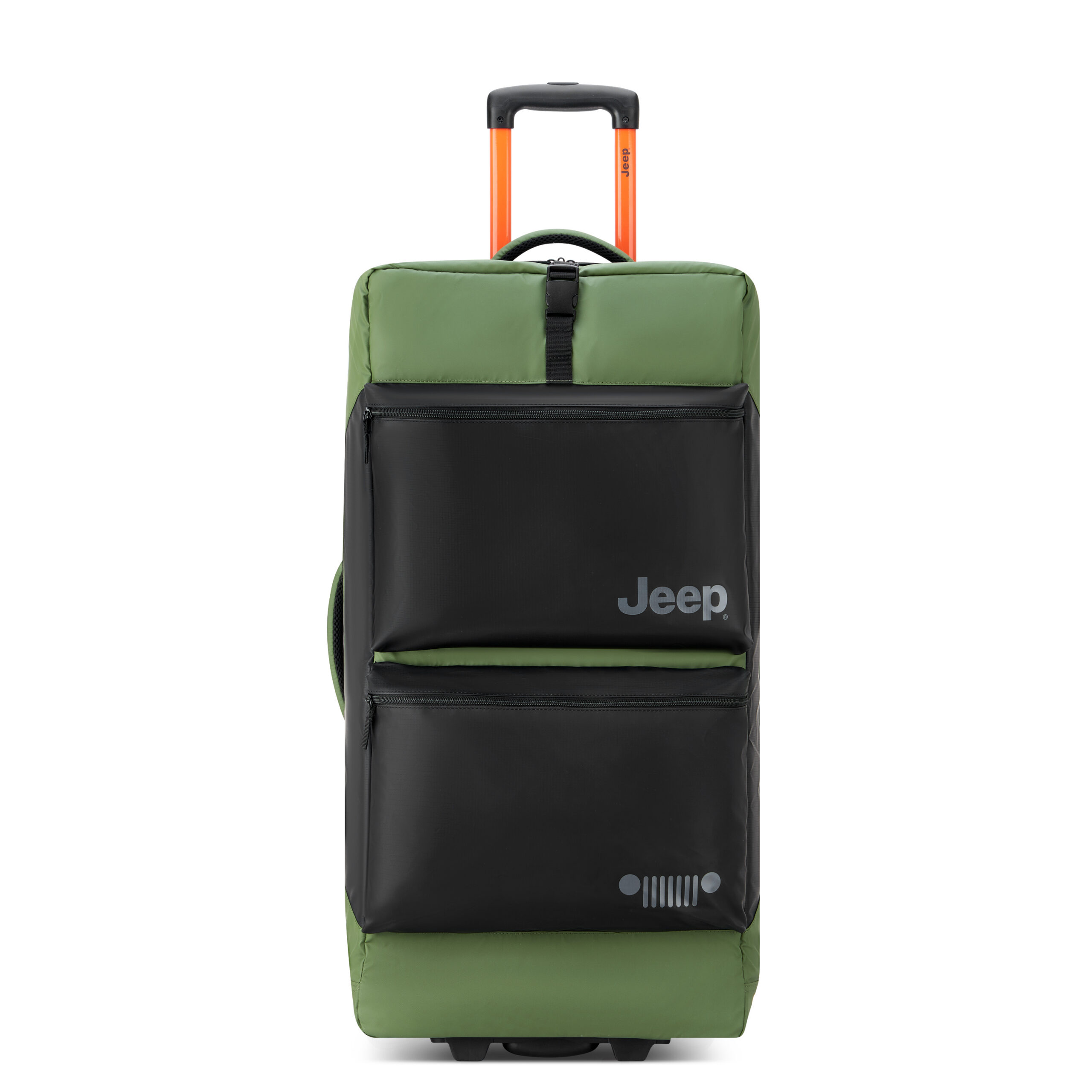 Delsey Jeep JS006B Trolley Duffle kohver, 82 cm, roheline