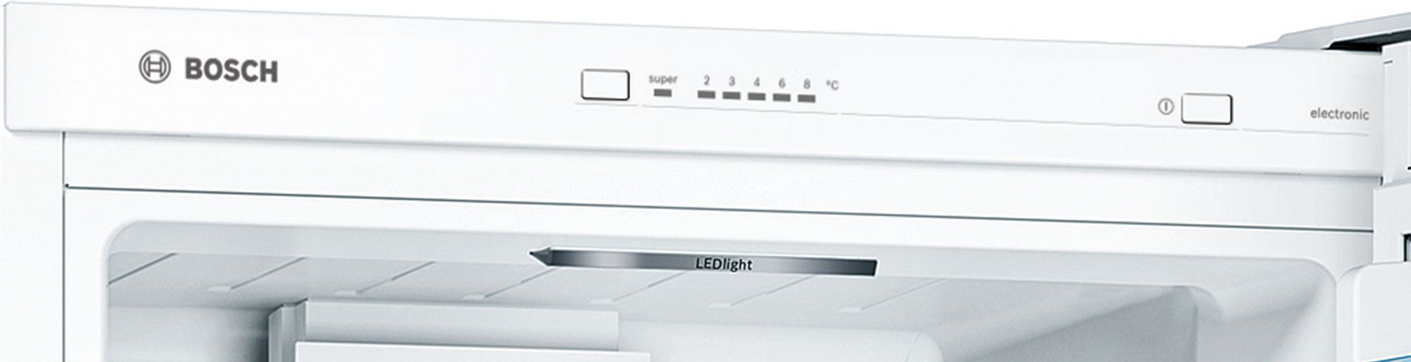 Bosch KGV362WEAS Serie 4 külmik-sügavkülmik, valge - Image 3