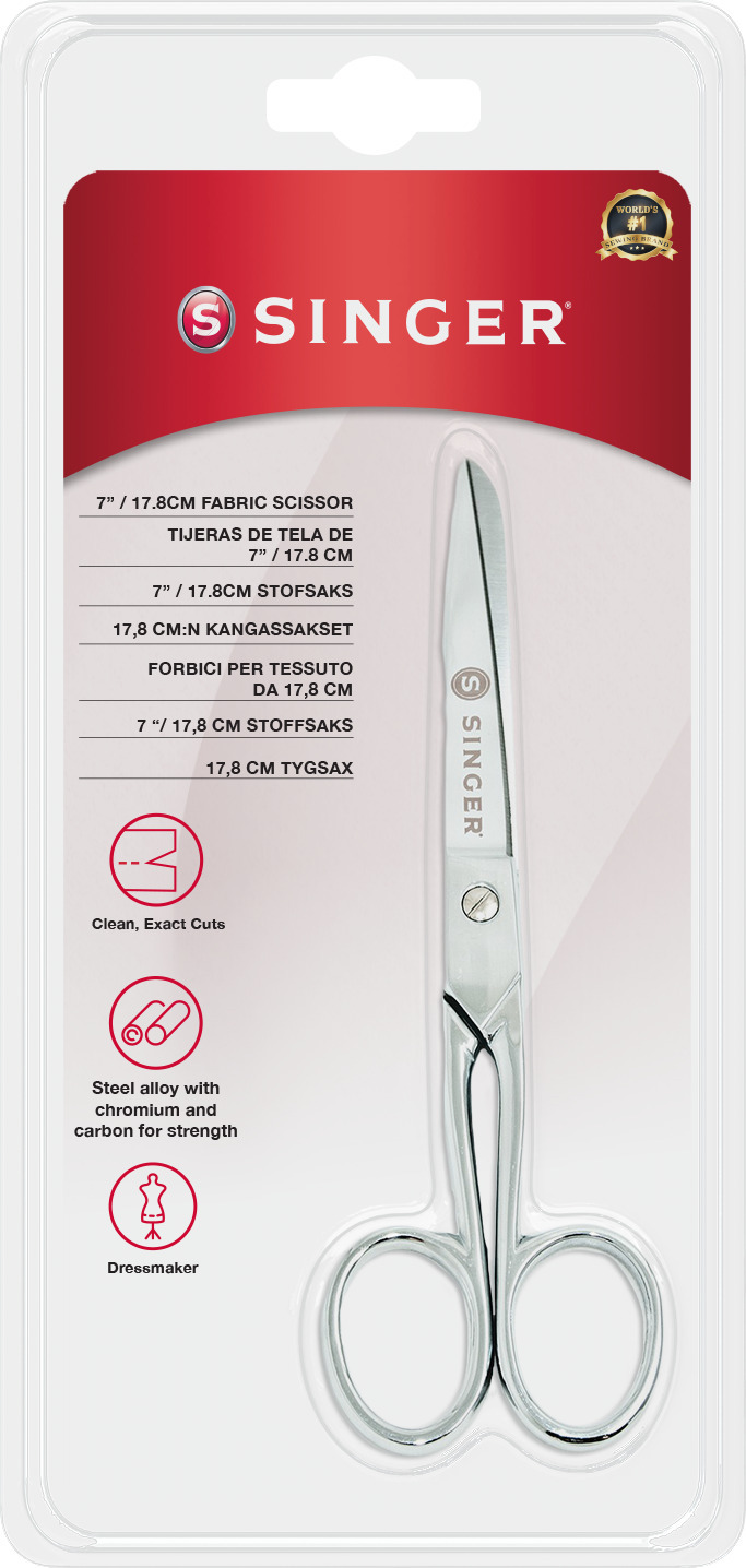 Singeri riidekäärid, 18 cm