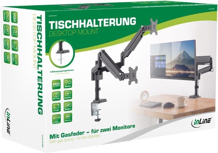 InLine 23160B monitorivars kahele monitorile - Image 3