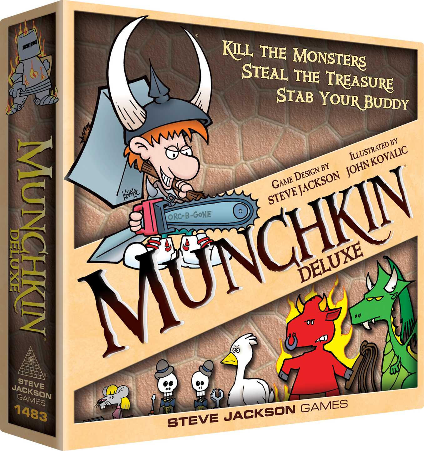Munchkin Deluxe strateegiamäng (ING)