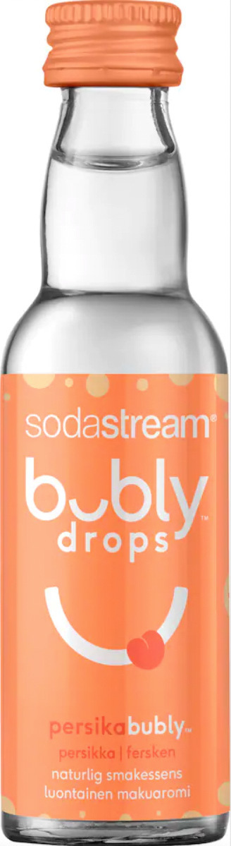 Sodastream Bubly Drops virsikujoogi kontsentraat, 40 ml